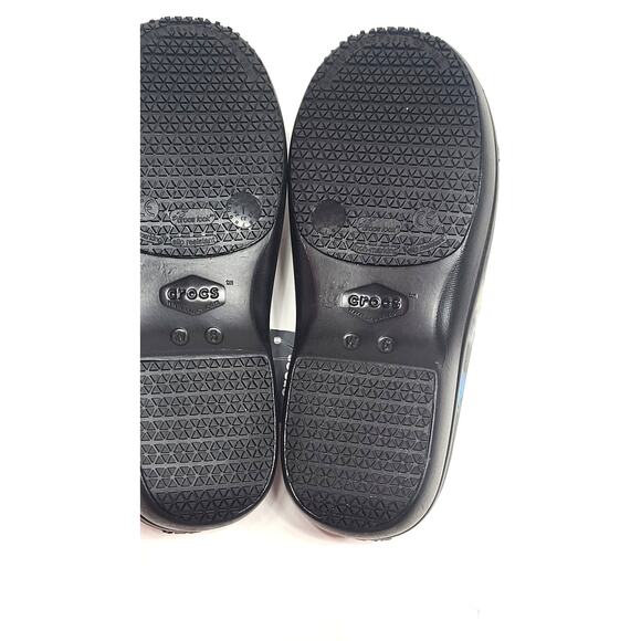 Crocs Neria Pro II Graphic black Tie Dye work clogs women's size 5 NWT - Picture 7 of 7